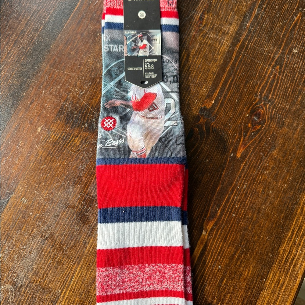 St. Louis Cardinals Lou Brock Stance Socks